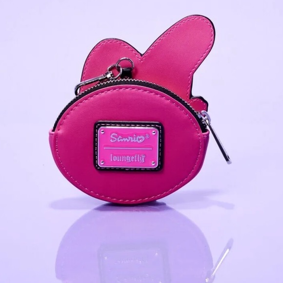 LE SANRIO LOUNGEFLY NYCC Sanrio Kuromi Witch Mini Backpack w/ My Melody Coin Bag - Picture 6 of 8